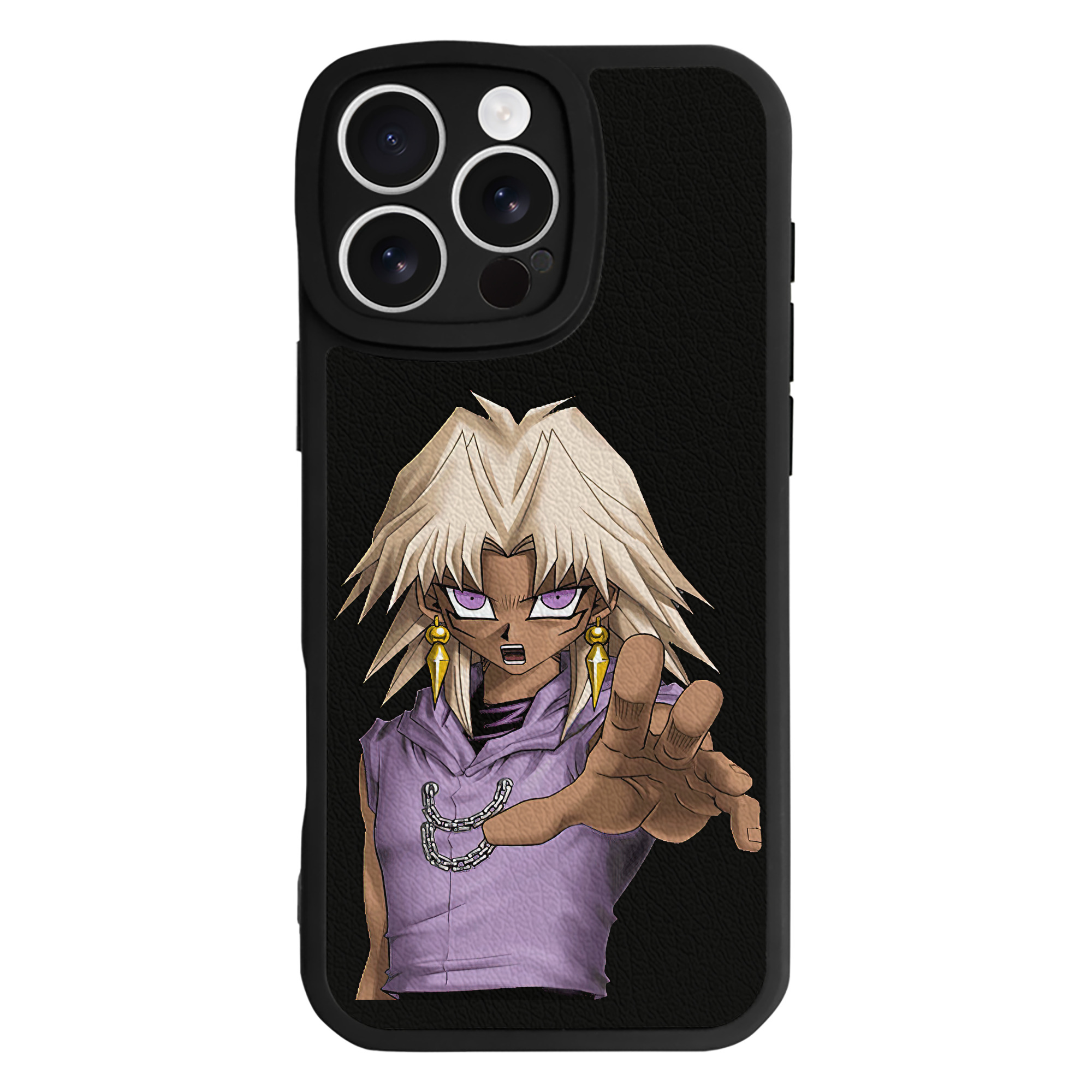 遊☆戯☆王 Yu-Gi-Oh! 【iPhone 16シリーズ対応】シリコンスマホケース（レザー調） 材質：シリコン